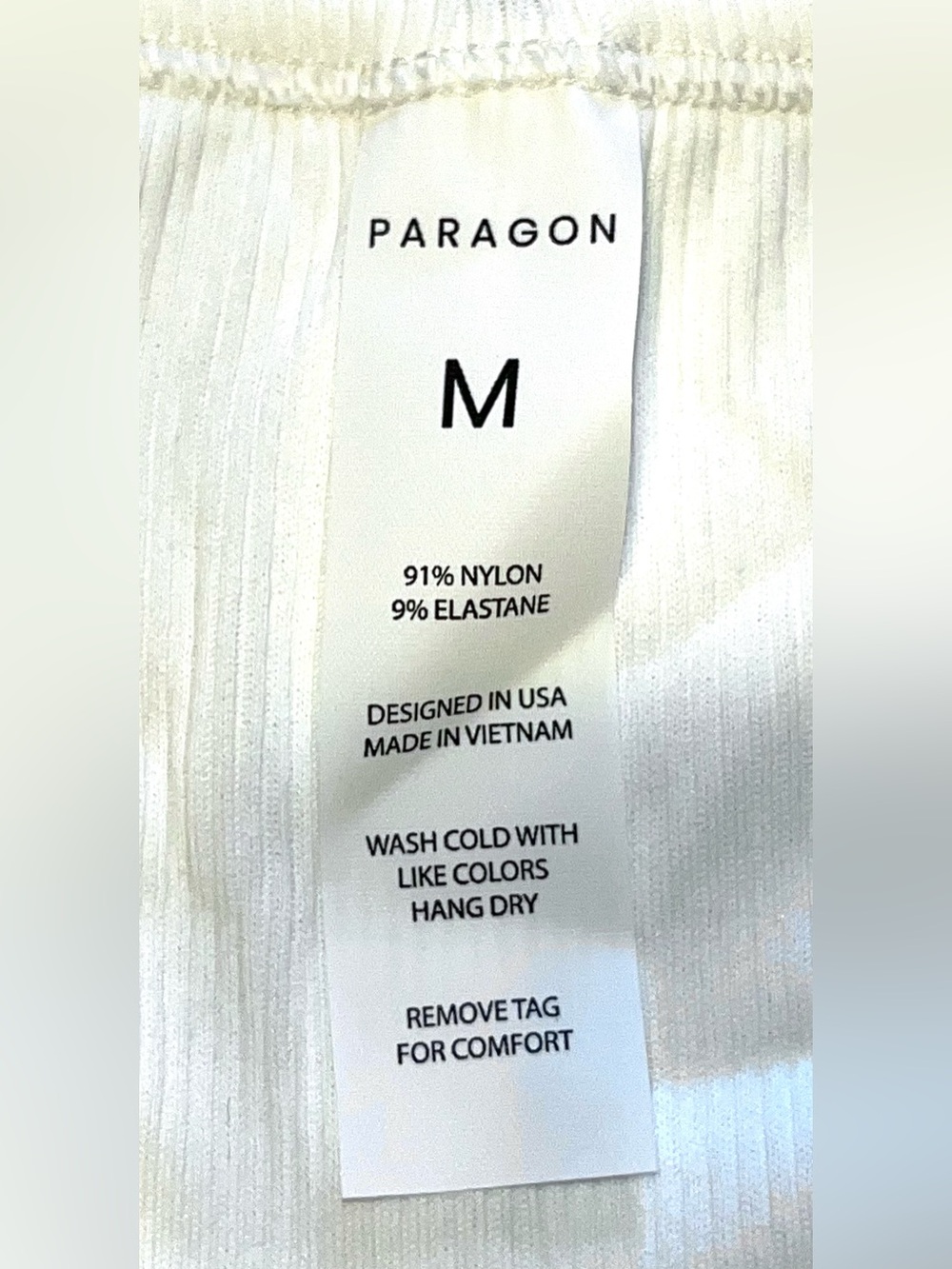 Paragon Fitwear EasyRib Go-to Tank Top in Cloud Size M - Picture 3 of 4